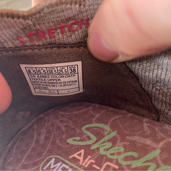 skechers cleo honeycomb Womens size 8.5 shoes brown slip on comfort flats - Picture 9 of 9